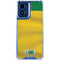 Brazil Soccer Flag Moto G 5G (2024) Clear Case